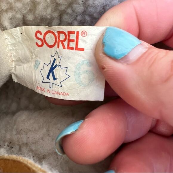 Vintage Sorel Kaufman Maple Leaf MukLuk Moccasin Sherpa Winter Boots - Picture 8 of 10